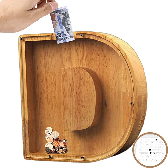 🔥Children's Day Specials - Piggy Bank-Wood Gift For Kids