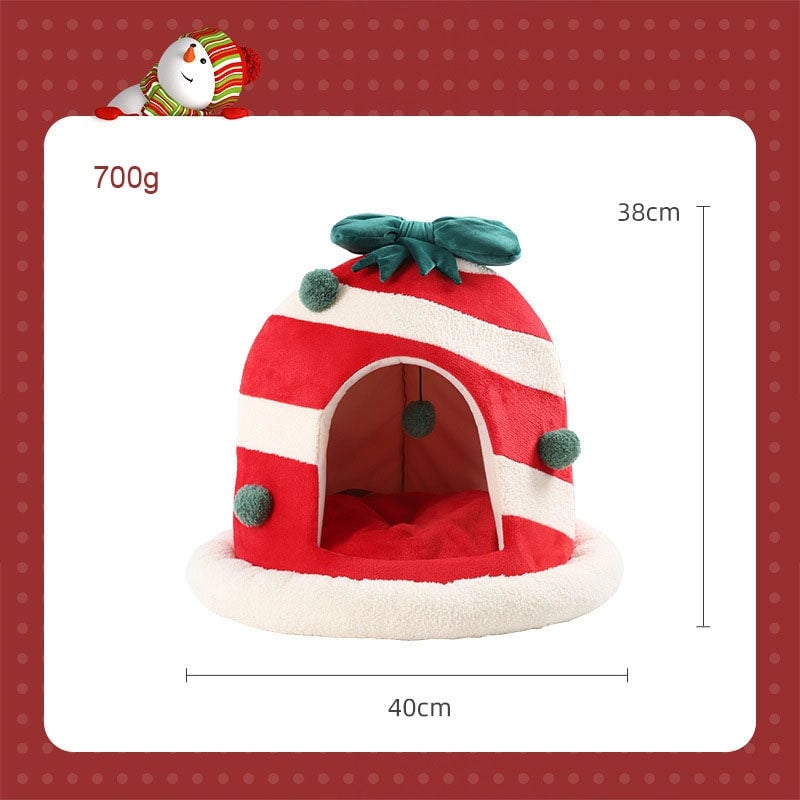 Cartoon Style Cute Cloth Wood Christmas Christmas Tree Pet Pad Pet Toys Pet Bed