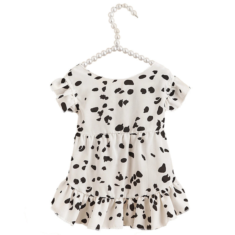Cartoon Style Polyester Polka Dots Pet Clothing