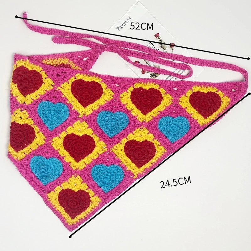 2 Pieces Unisex Vacation Pastoral Geometric Plaid Flower Cloth 1 Piece