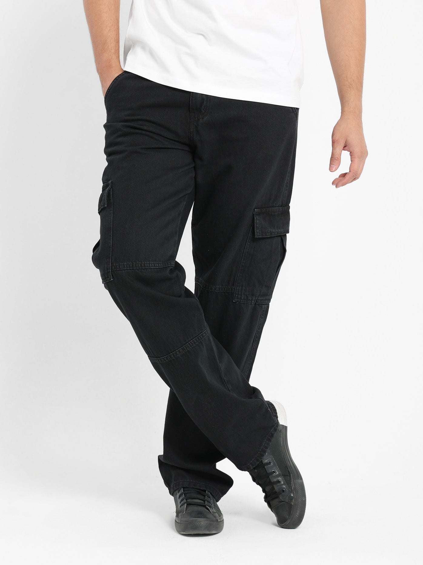 Casual Cargo Denim Jeans