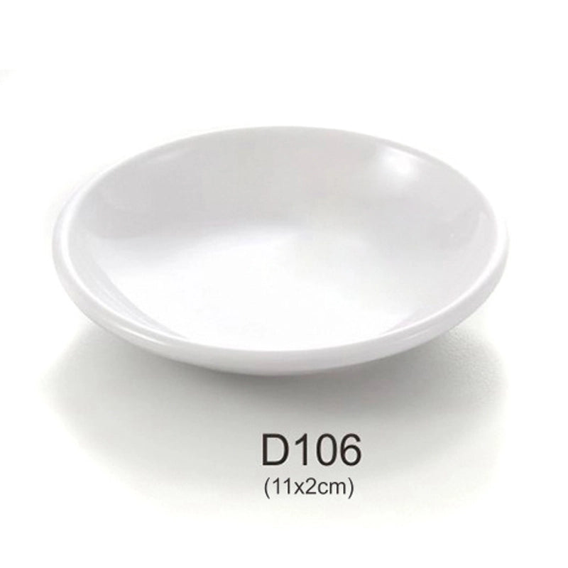 Porcelain-Imitation Milamine Shatter-Resistant Round Small Flavor Dish Chinese Sushi Dipping Sauce Dish Dish Dish Dish Dish Dish Dish Dish Dish Dish Dish