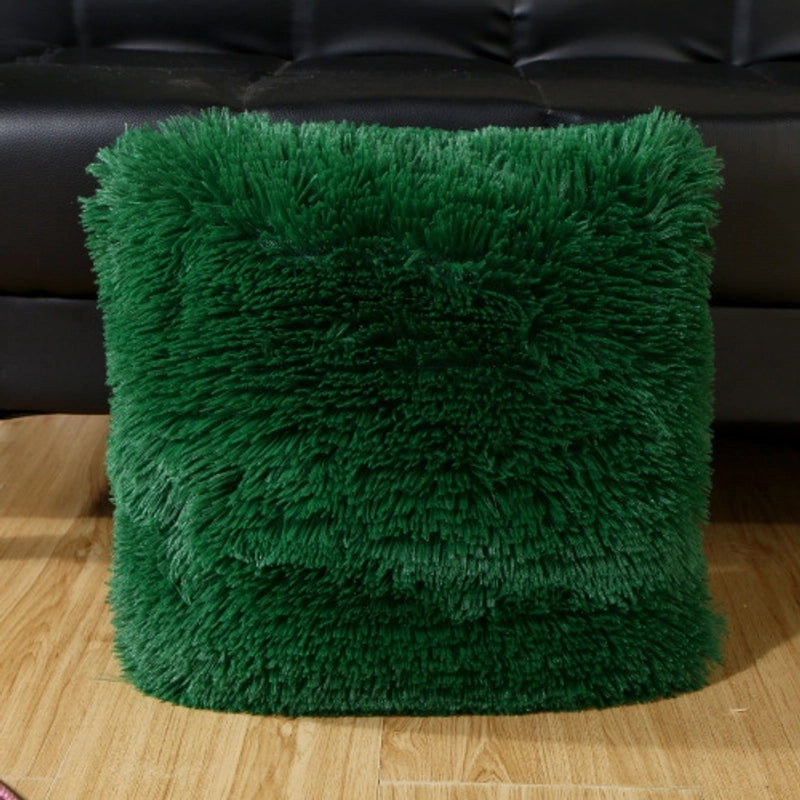 Fashion Solid Color Pv Velvet Throw Pillow Pillow Cases