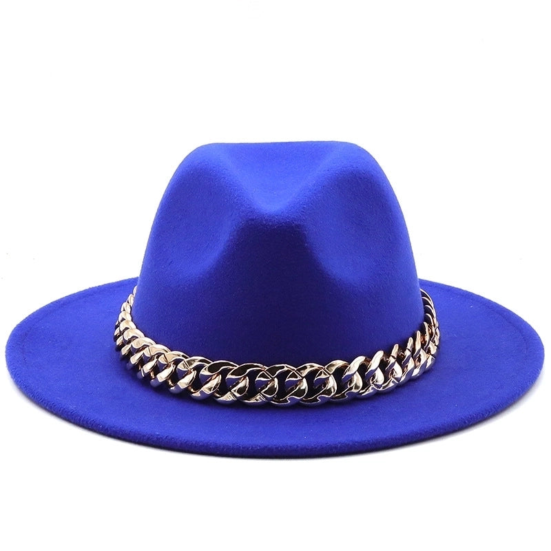 Accessories Woolen Big Brim Fashion Jazz Top Hats