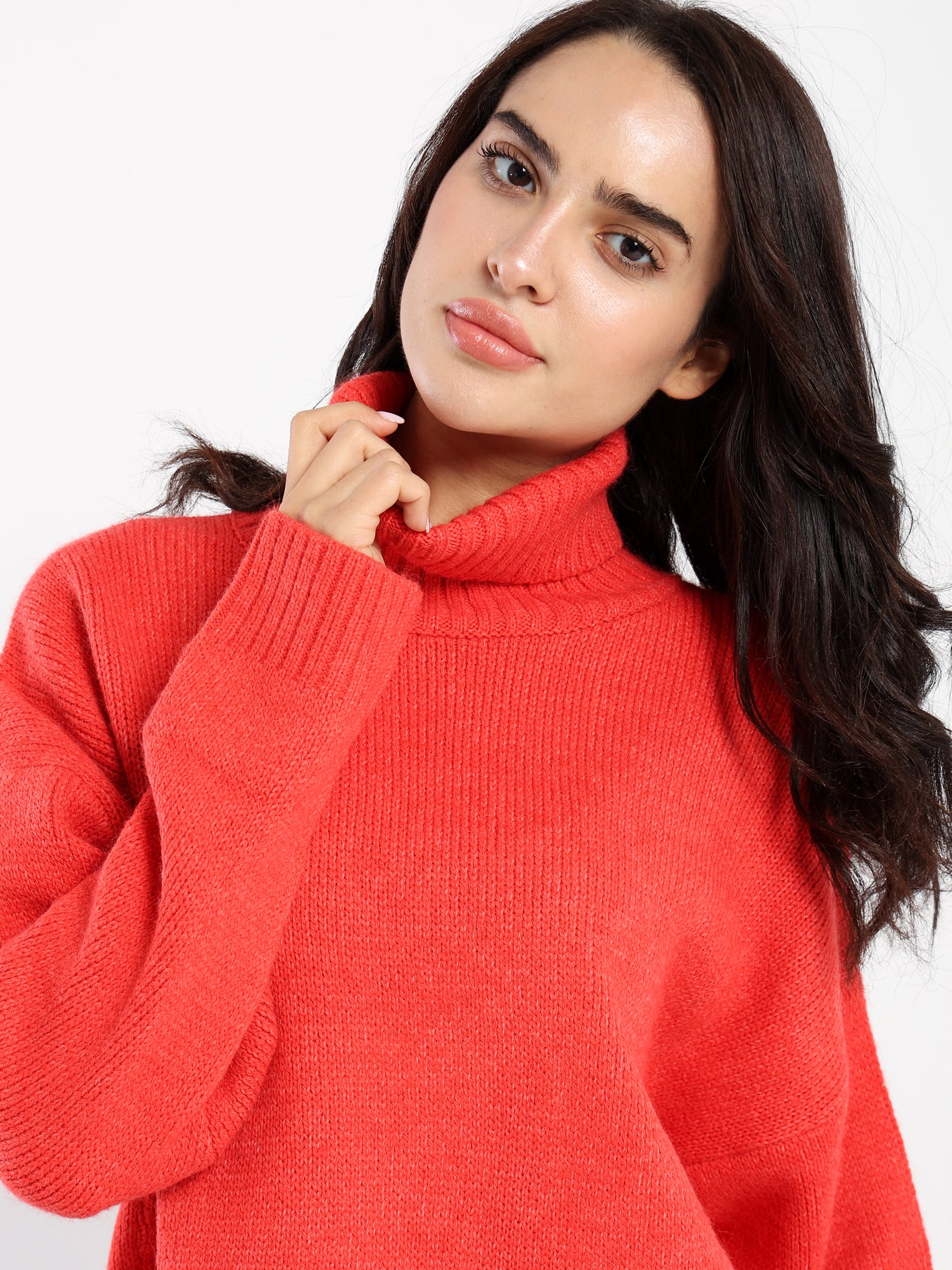 Casual Knitwear Pullover Turtleneck