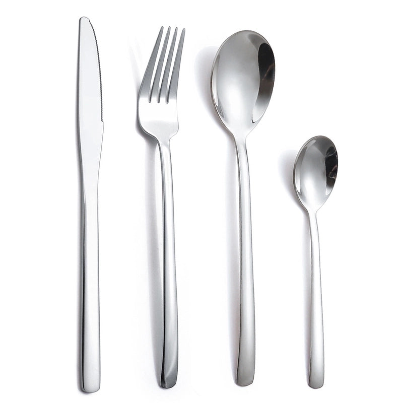 Casual Solid Color Stainless Steel Tableware