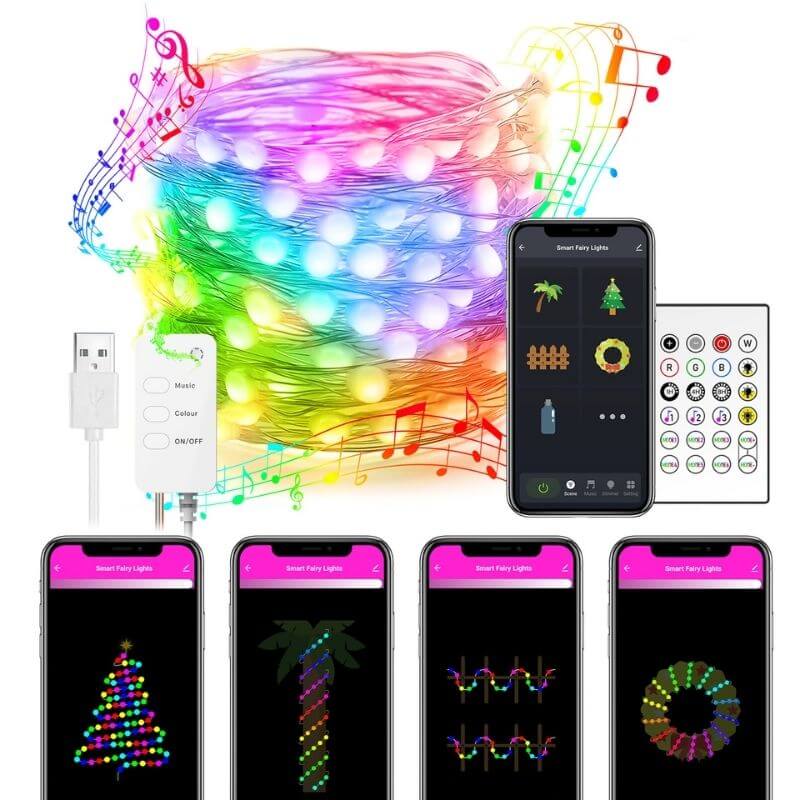 Christmas Smart Bluetooth LED Light String