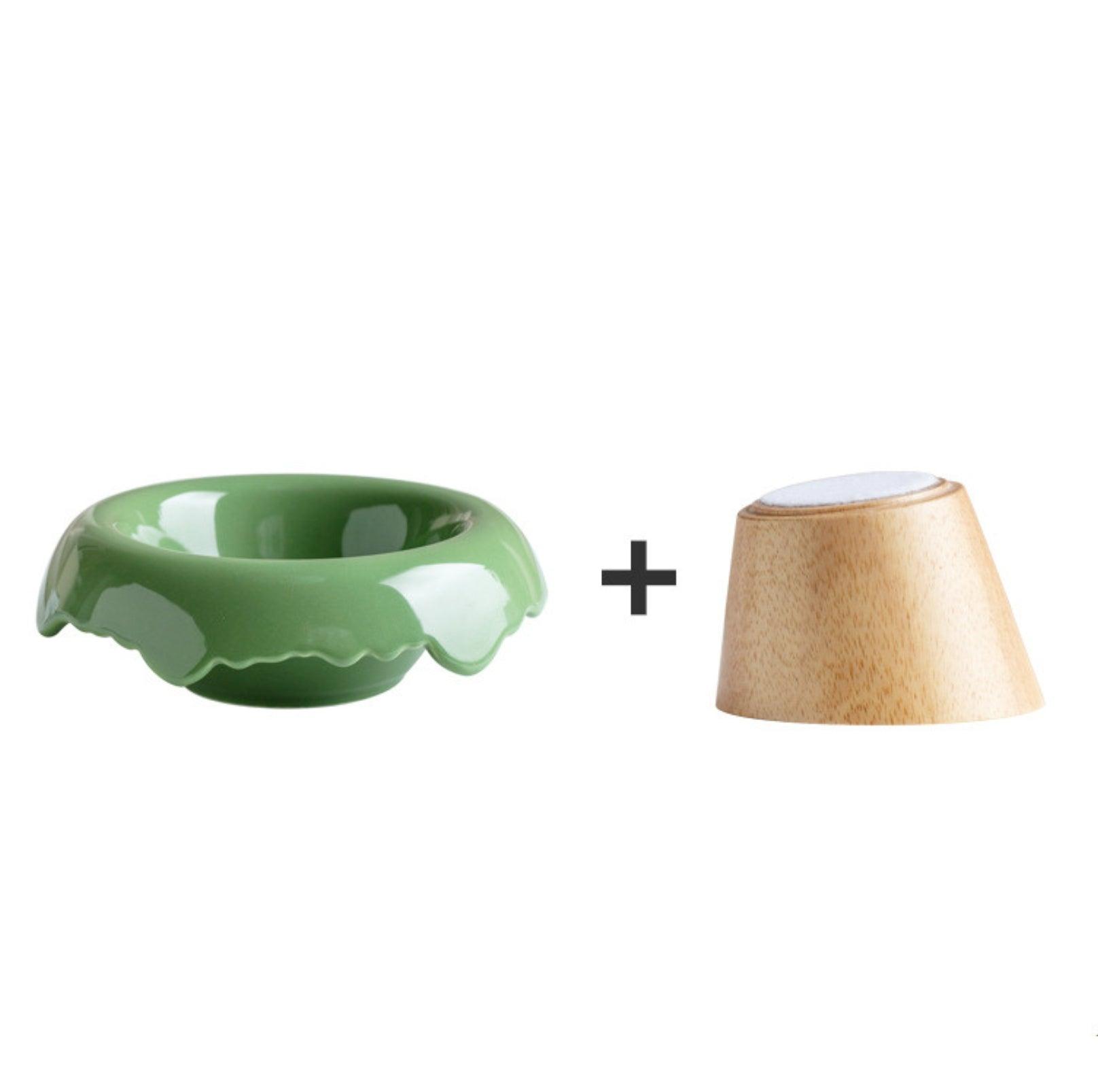 Ice Cream Styled Detatchable Lead-Free Ceramic Pet Food Bowls