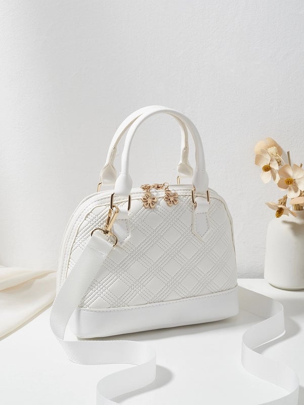 Women's All Seasons Pu Leather Elegant Shoulder Bag Handbag Dome Bag
