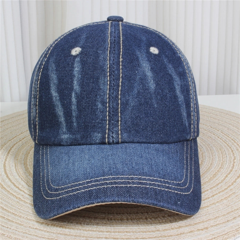 Unisex Streetwear Letter Usa Flower Curved Eaves Baseball Cap
