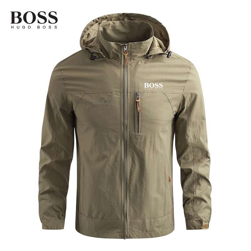 BOSS Men-s Casual Waterproof Jacket