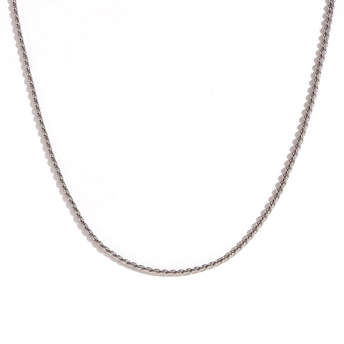 Minimalist Stripe Geometric Stainless Steel 18K Gold Plated Necklaces