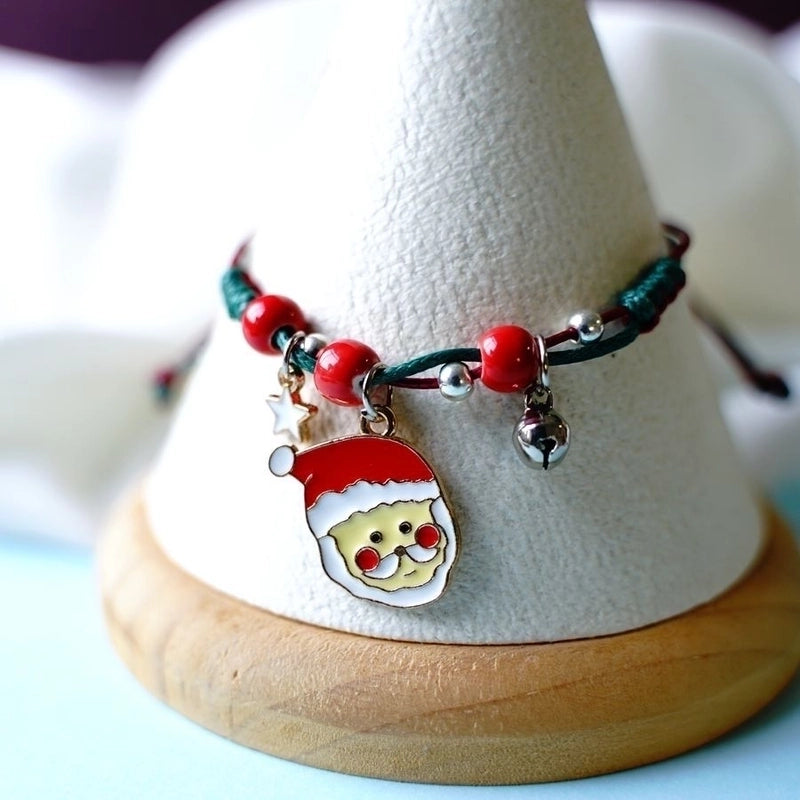 Fashion Santa Claus Snowman Alloy Women's Bracelets 1 Piece