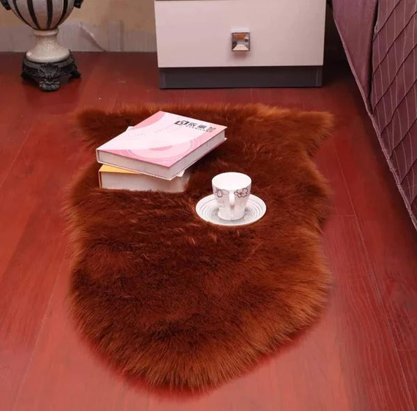 Home decorative Faux fur mats