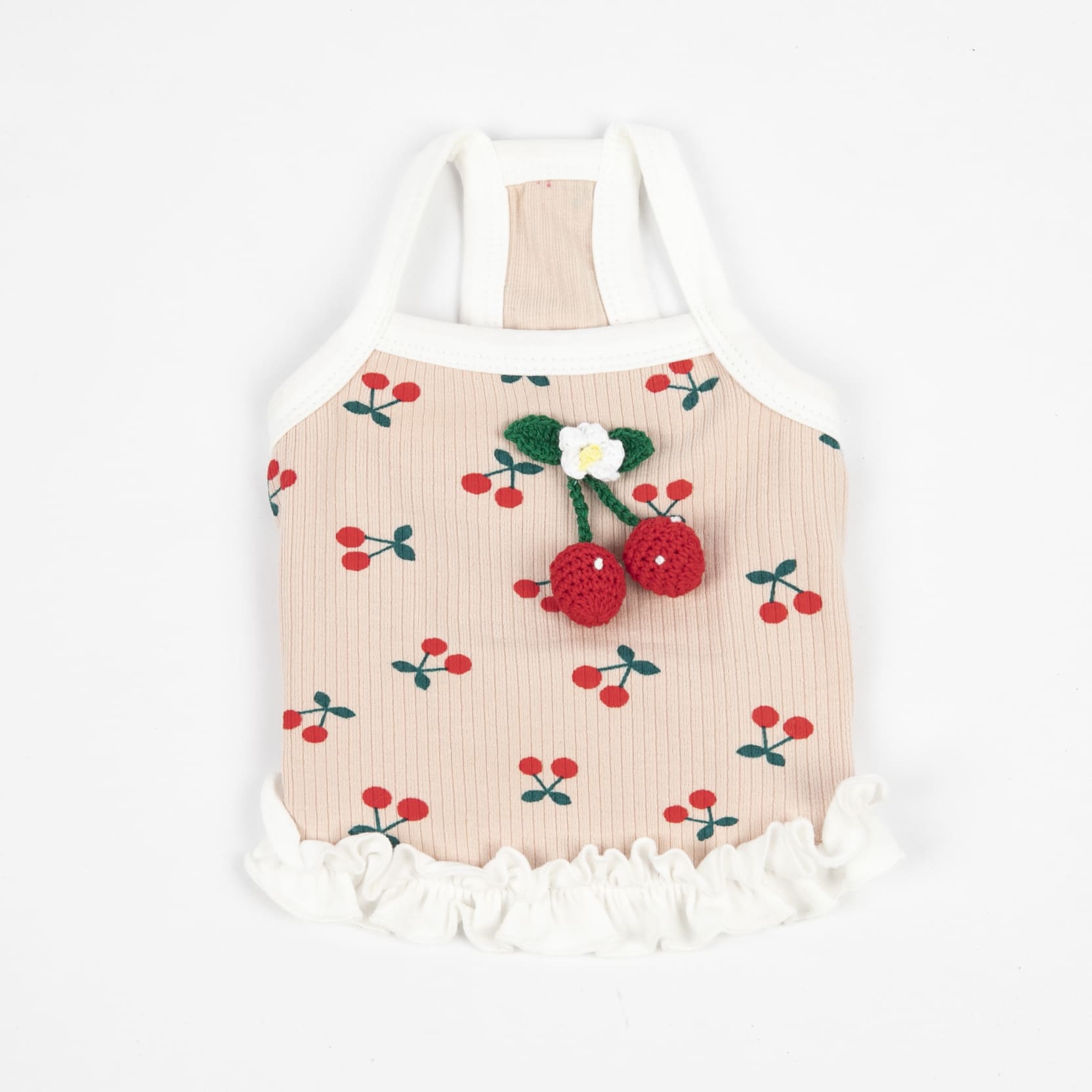 Sweet Cherry Decor Short Dog Cat Vest