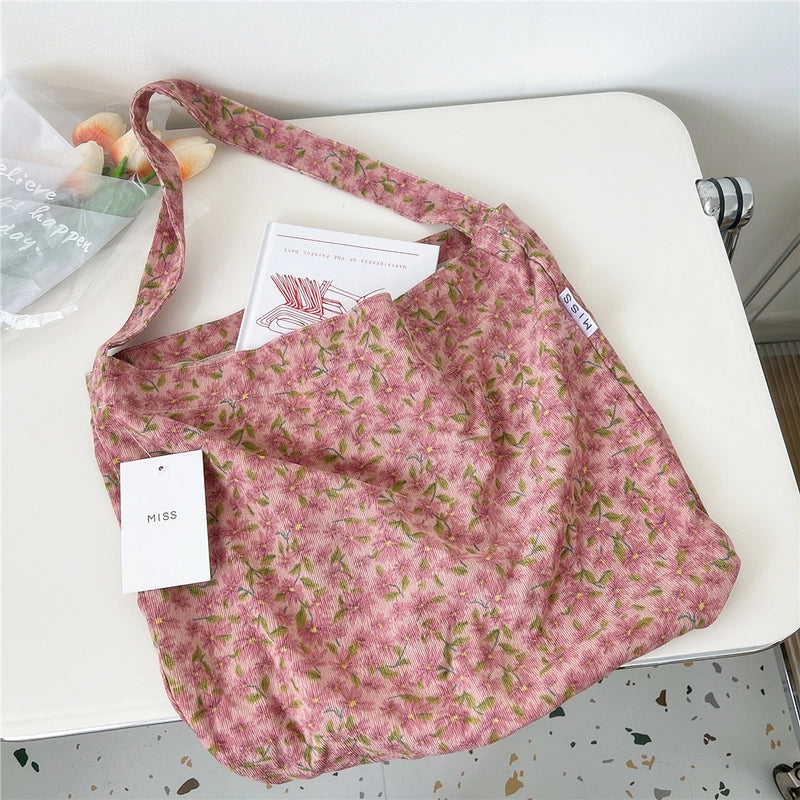 Women's Medium Polyester Flower Leopard Sexy Pillow Shape Open Underarm Bag
