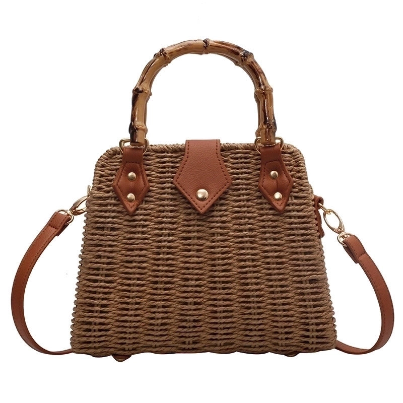 Women's Medium Spring&summer Straw Vintage Style Handbag