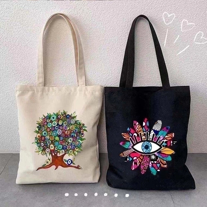 Women's Eye Vacation Canvas Bag