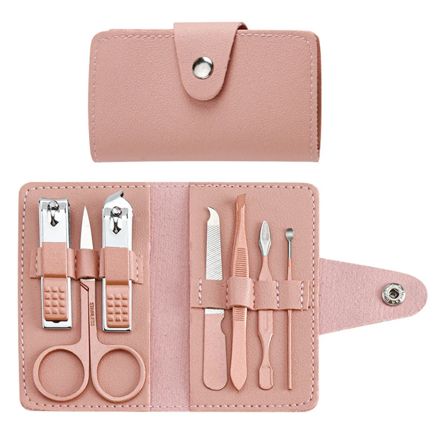 7-PIECE NAIL CLIPPER SET HOUSEHOLD MANICURE BEAUTY TOOLS PORTABLE