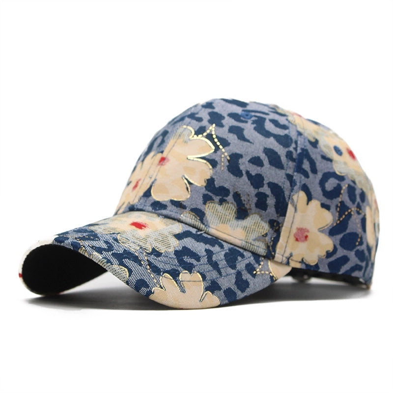 Women's Minimalist Classic Style Color Block Curved Eaves Baseball Cap