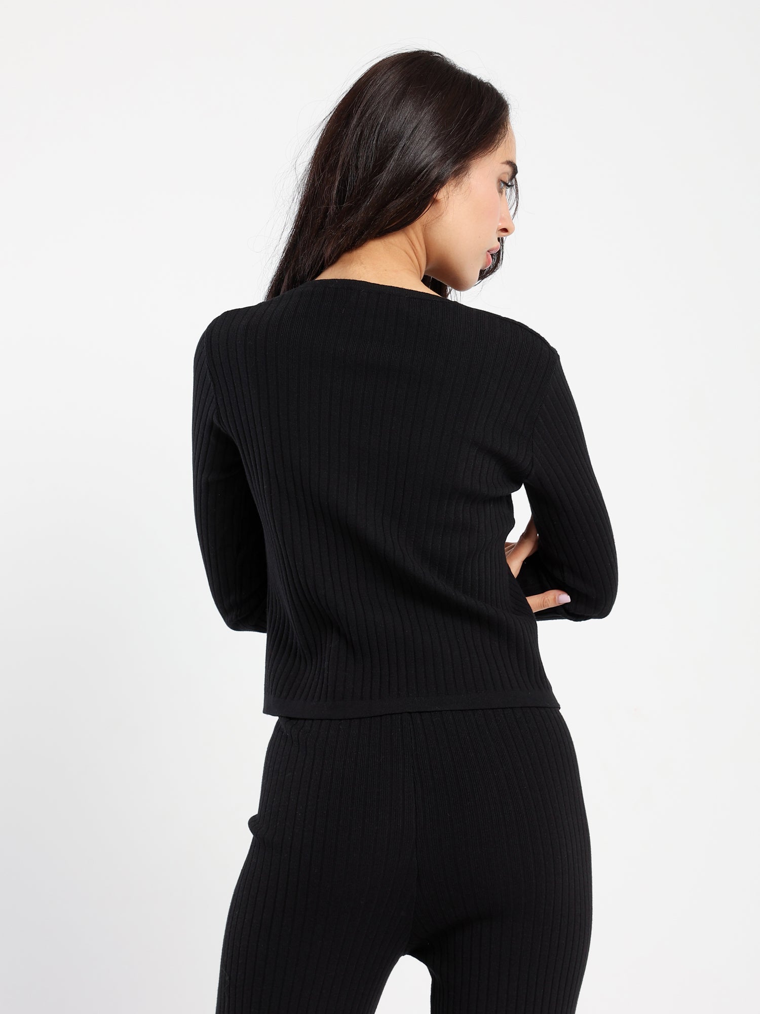 Basic Twin Set Cardigan Solid
