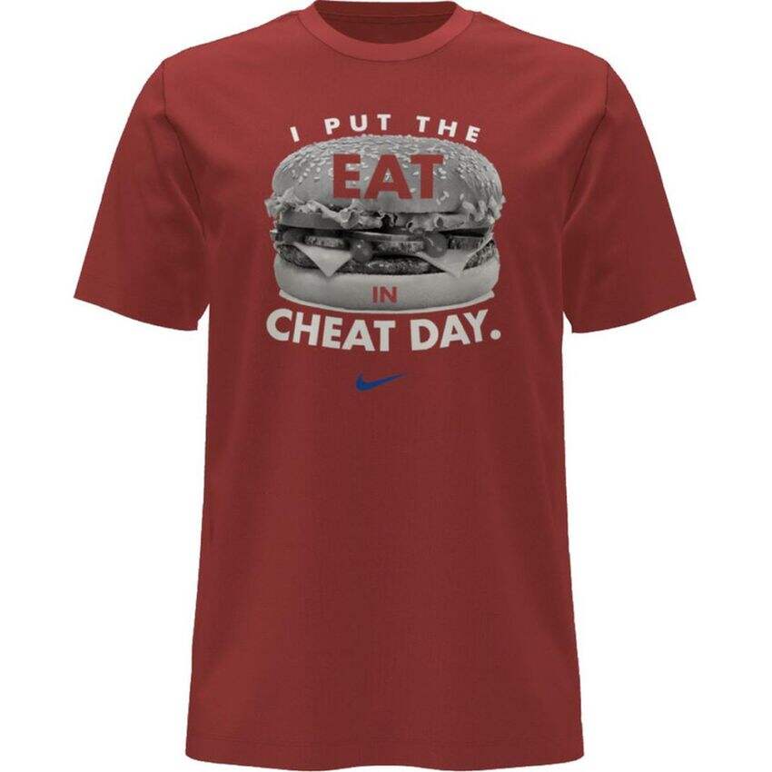 Wxl-Camiseta Hombre Nike Dry-Fit Tee Humor Cheat