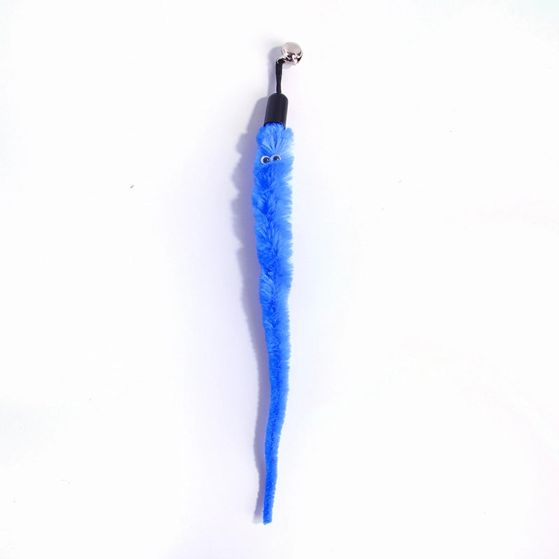 New Pet Cat Toy Telescopic Fishing Rod Feather Cat Tease Set Feather Cat Tease Rod Replacement Head Offer
