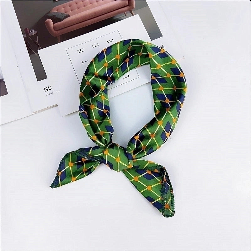 New Spring And Autumn Summer Small Silk Scarf Small Square Towel Women's Professional Variety Decorative Printed Scarf Scarf