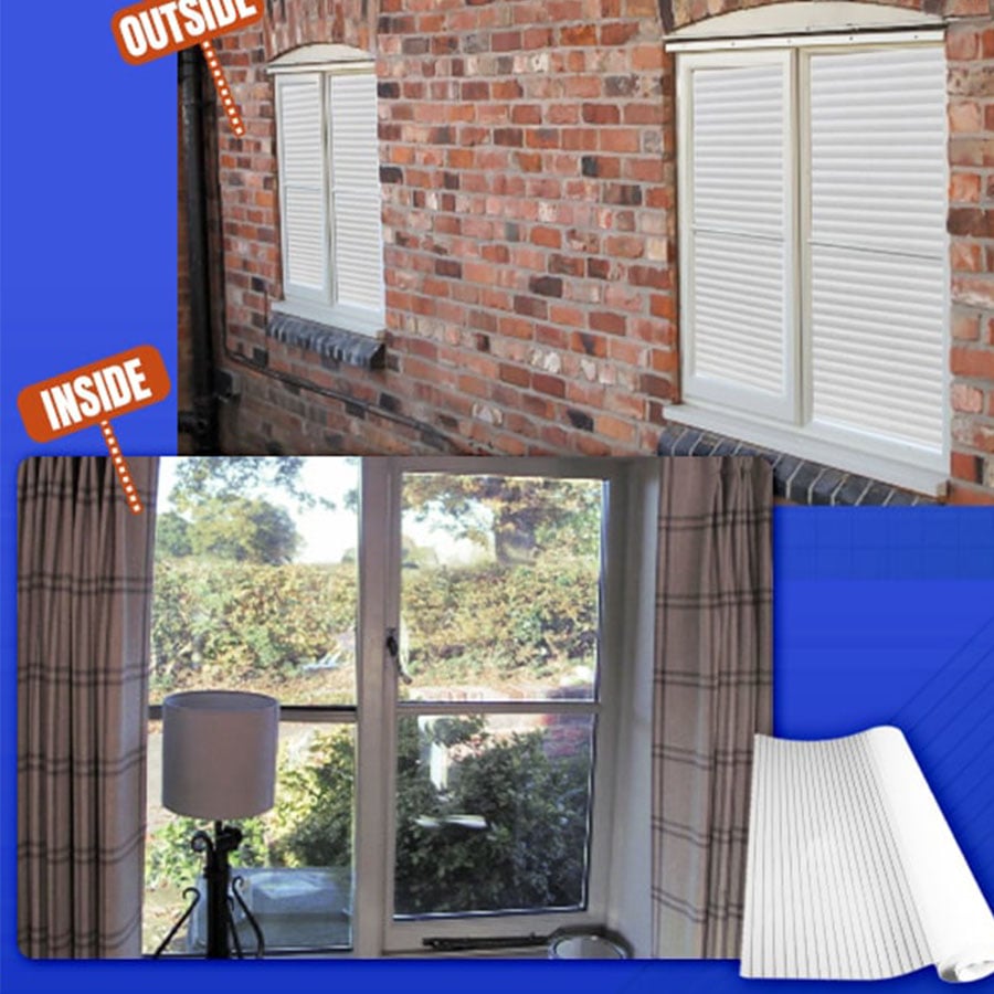 One-Way Imitation Blinds Privacy Window Cover