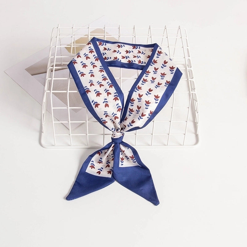 Women's Casual Minimalist Printing Plaid Flower Polyester Hair Band
