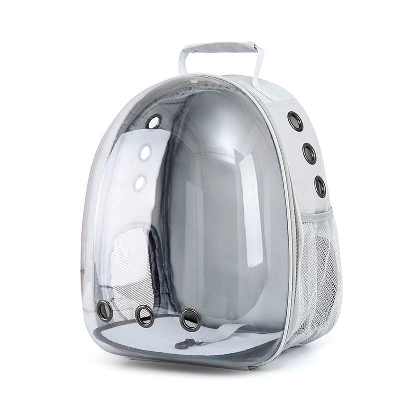 Minimalist PVC Oxford Cloth Solid Color Pets Backpack