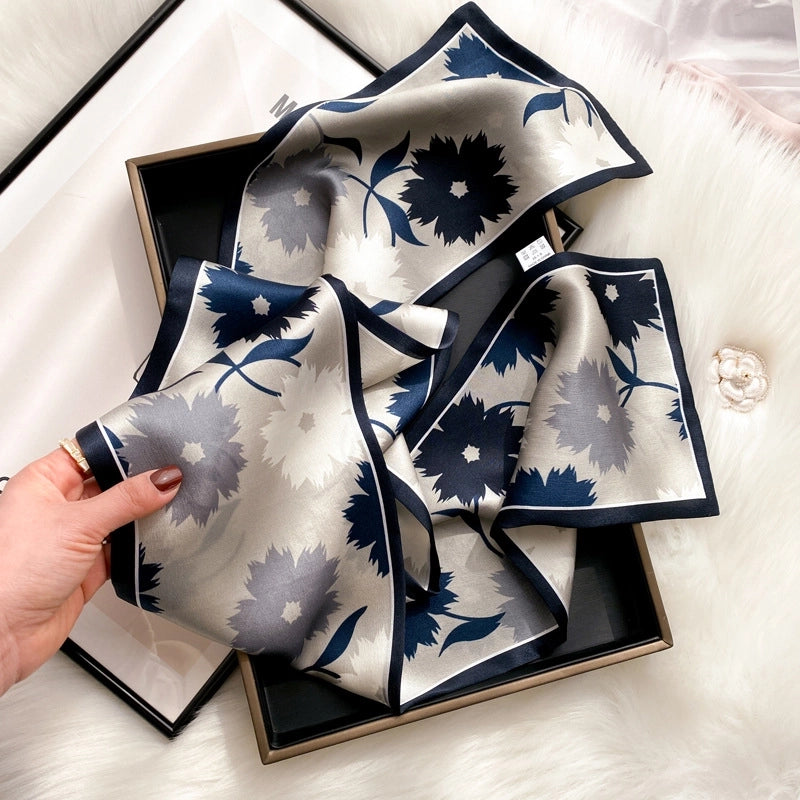 Women's Fashion Oil Painting Silk Printing Silk Scarves