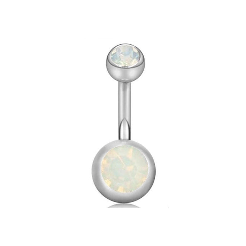 Ethnic Style Flower Stainless Steel Pearl Ear Studs 1 Piece