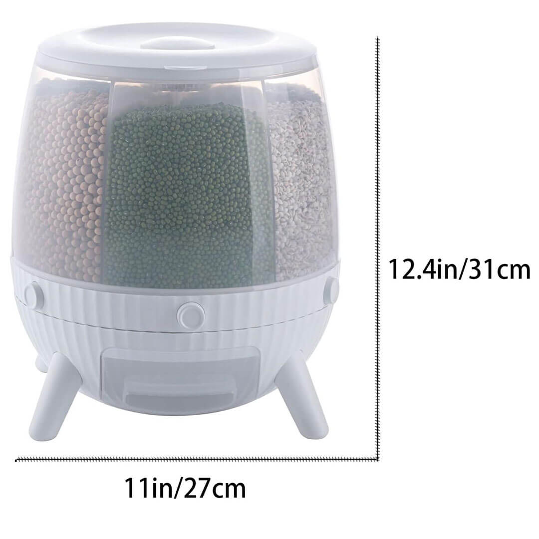 360?° Rotatable 6-in-1 Cereal Dispenser