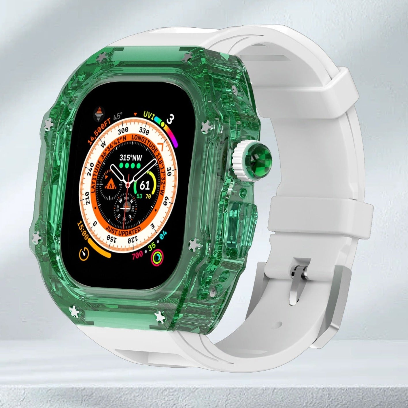 Transparent Luxury Apple Watch Cases for Apple Watch Ultra and Ultra 2