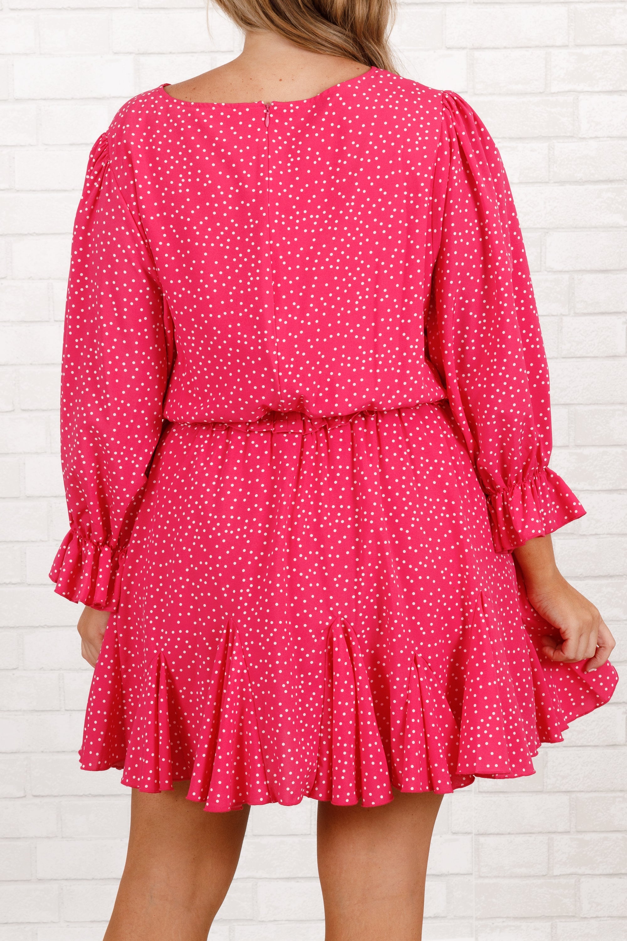 Who I Will Be Romper. Pink Polka