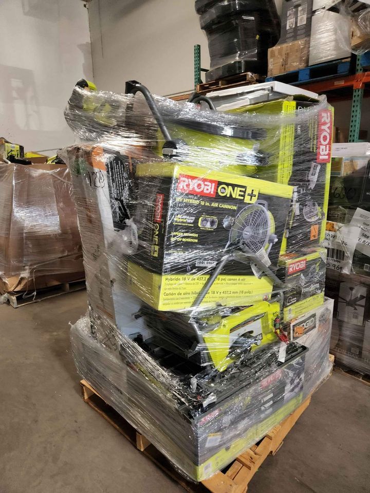 🎁2025  Amazon Customer Returns Tool Pallets Online⭐Buy 7 FOOT TALL “MONSTER” PALLETS Online