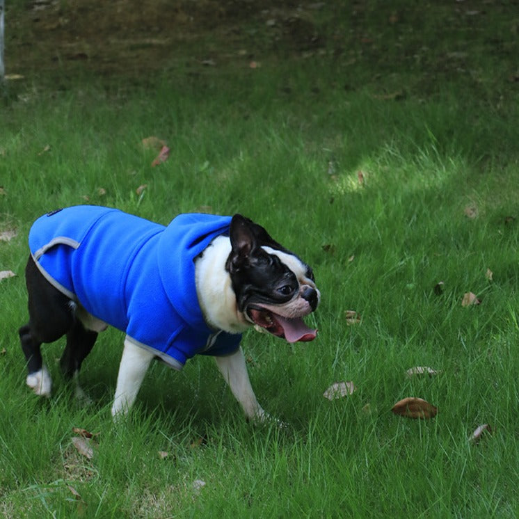 Polar Fleece Warm Dog Cat Hooded Jacket