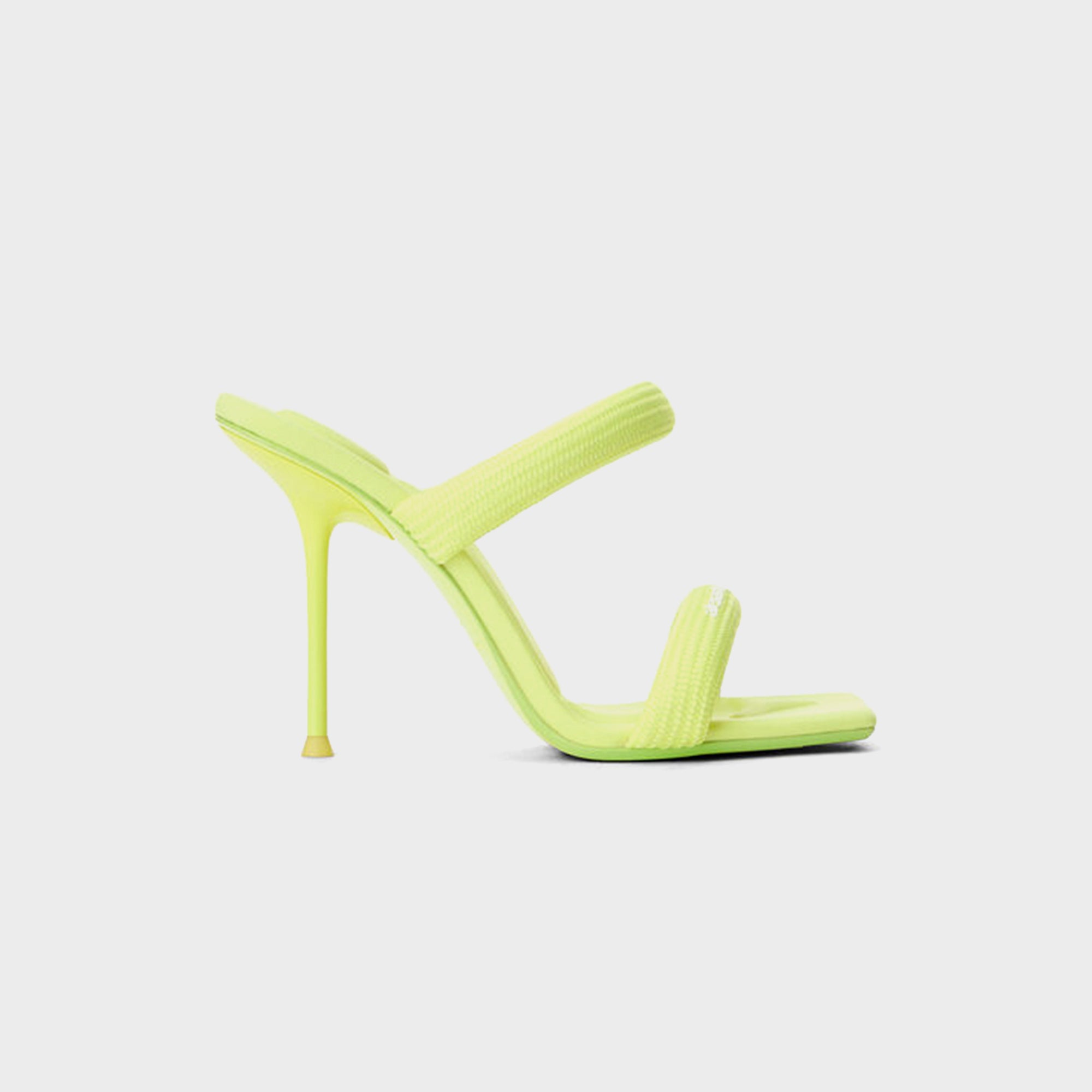Alexander Wang Julie Tubular Webbing Sandal - Fluorescent Yellow