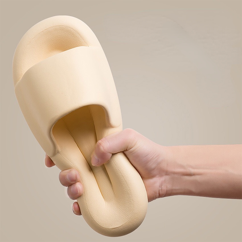 Getjiida business New Cloud Soft EVA Slippers Couple Home Outdoor Slipper Summer Beach Unisex Bedroom Shoes Ladies Flip Flops Thick Bottom Sandals