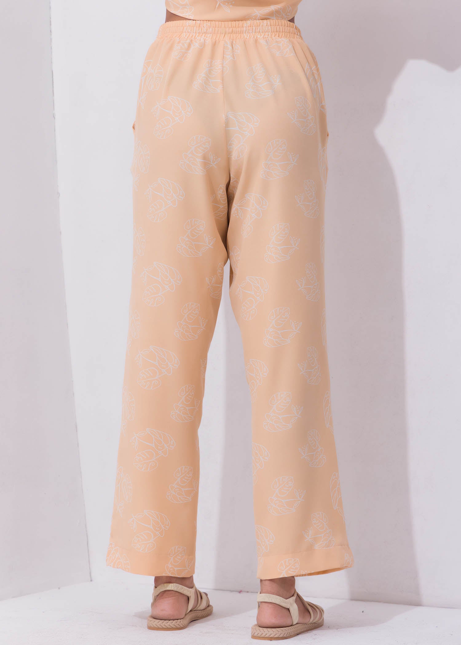 Printed Draw Cord Pant