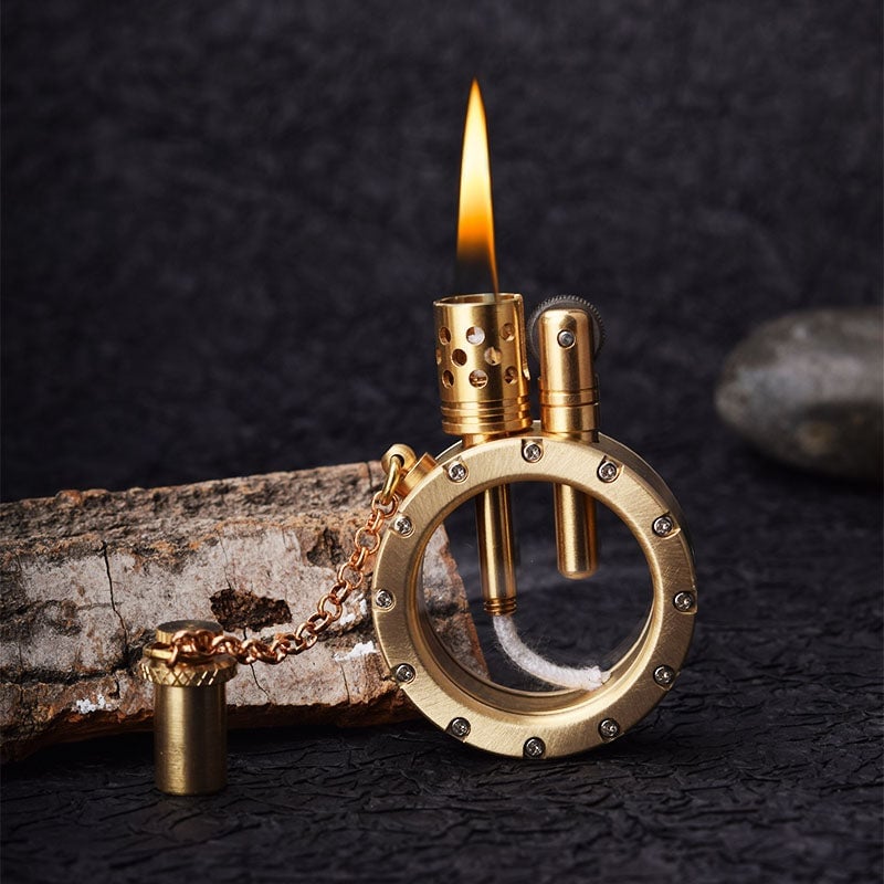 🔥Retro Transparent Kerosene Lighter