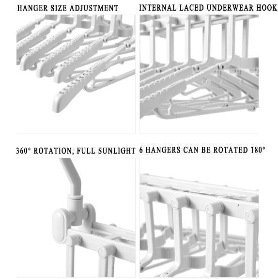 (BUY TWO FREE SHIPPING!!!) Magic Folding Multi-function Hanger - Suitable For Any Scene