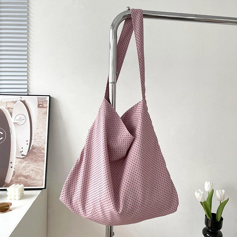 Niche Canvas Bag For Women 2024 New Summer Design Sense High Quality Artistic Floral Canvas Bag