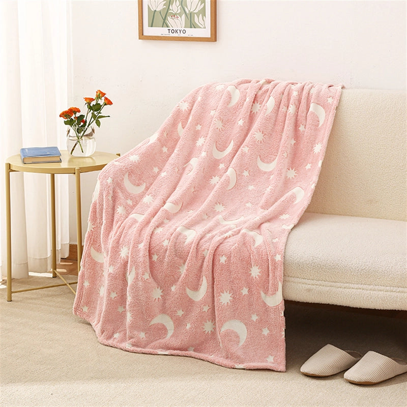 Cute Dinosaur Star  Fabric Blanket Bedding