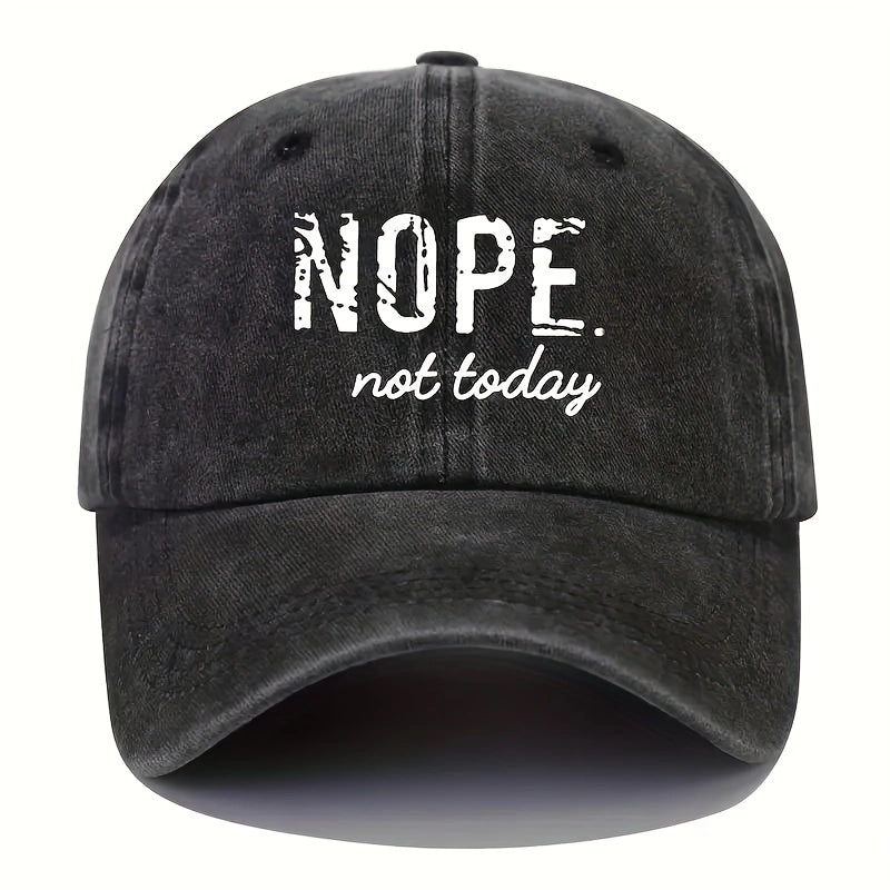 Unisex Commute Letter Curved Eaves Baseball Cap