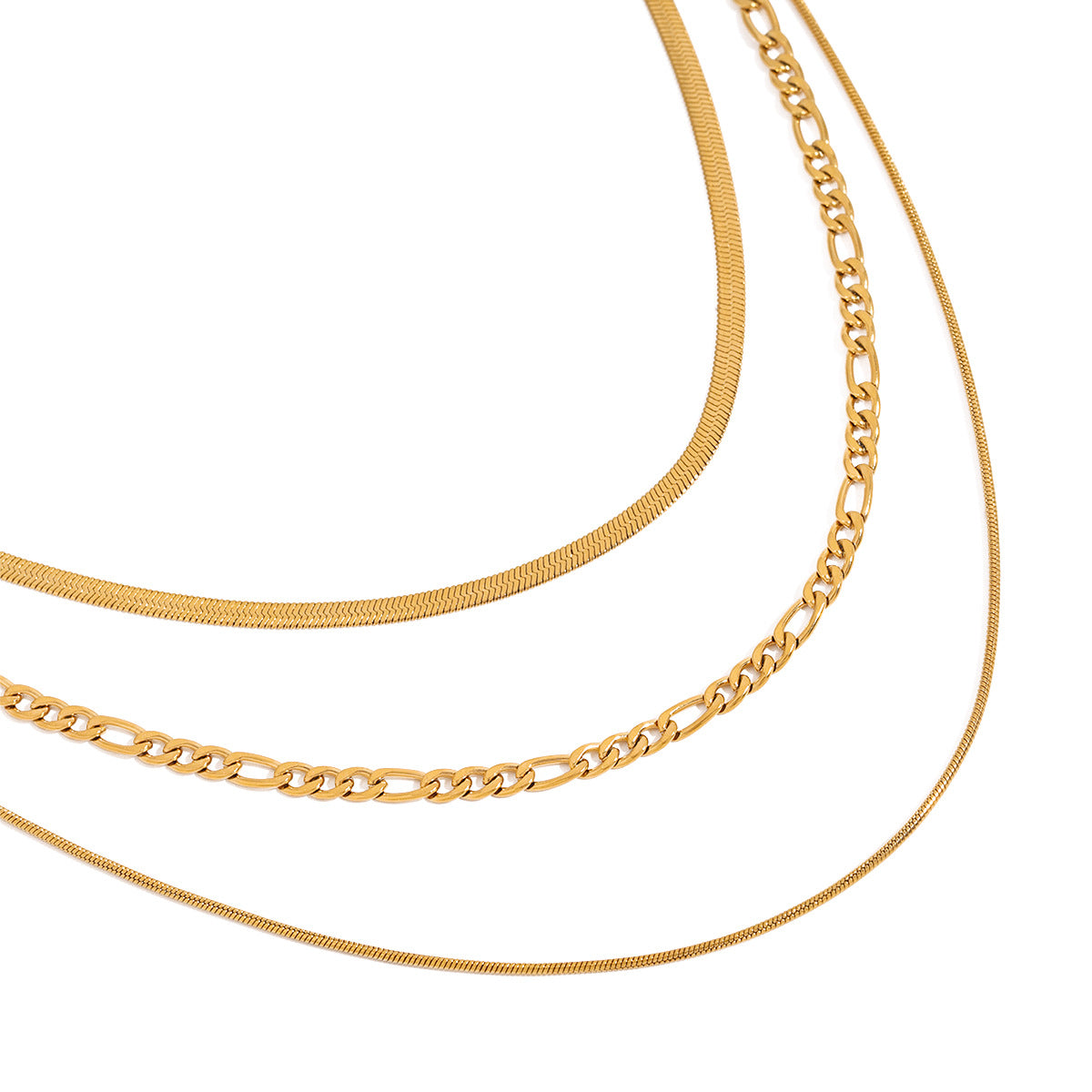 Stainless Steel Stacking Necklace Titanium Steel Jewelry Clavicle Chain