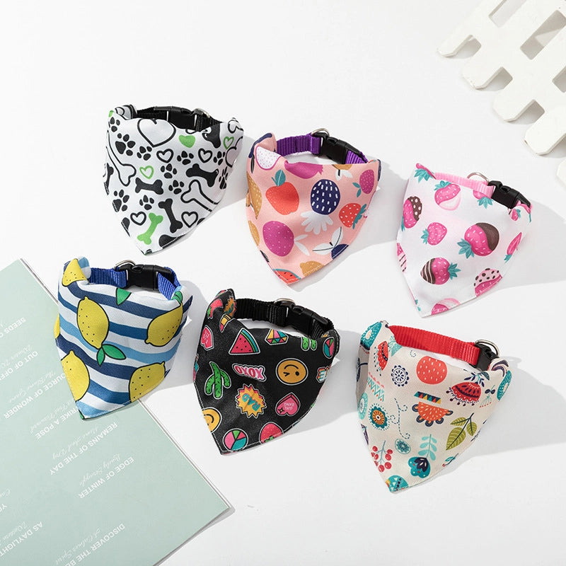 Pet Clothing Accessories Dog Scarf Pet Triangle Saliva Towel Dog Accessories