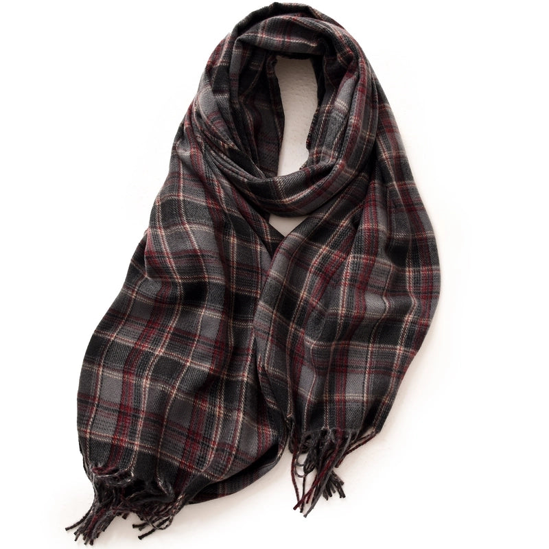 Women's Casual Streetwear Plaid Polyester Scarf