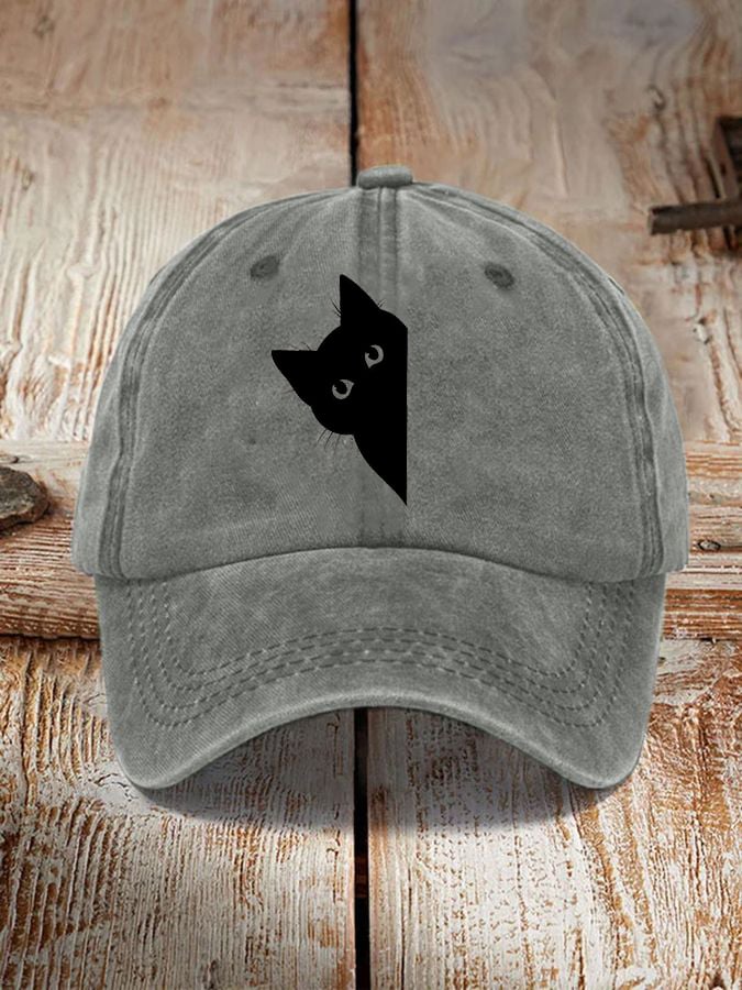 Black Cat Sun Hat